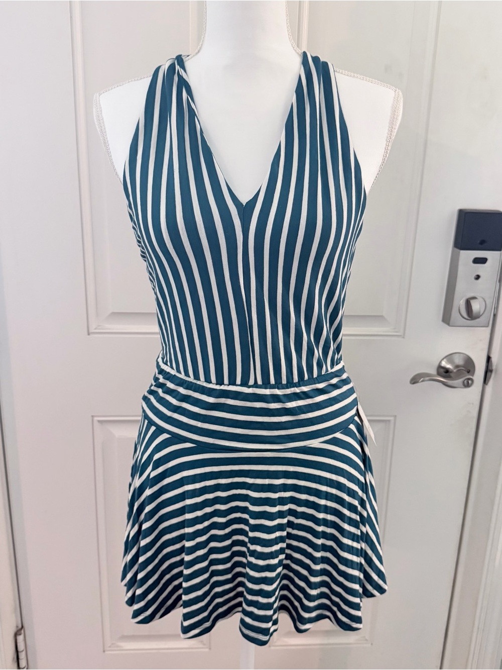 Free People Polly Mini Dress XS | NWT Blue White Stripe